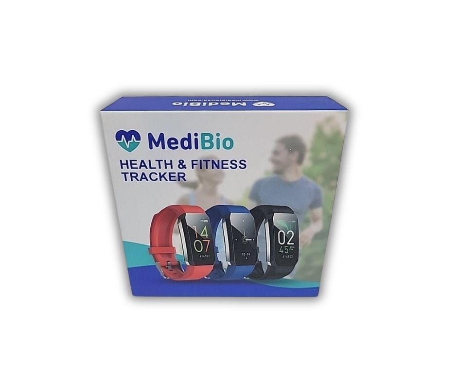MediBio Health and Fitness Tracker Box